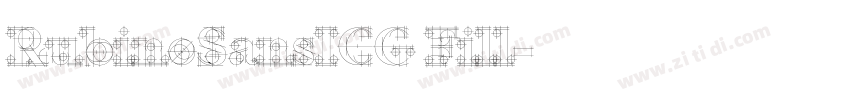 RubinoSansICG Fill字体转换